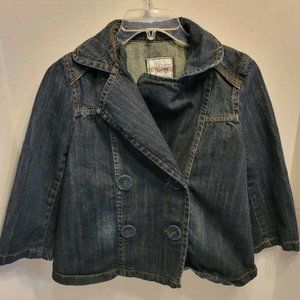 Heritage Women's Size M Denim Jacket Dual-Buttons